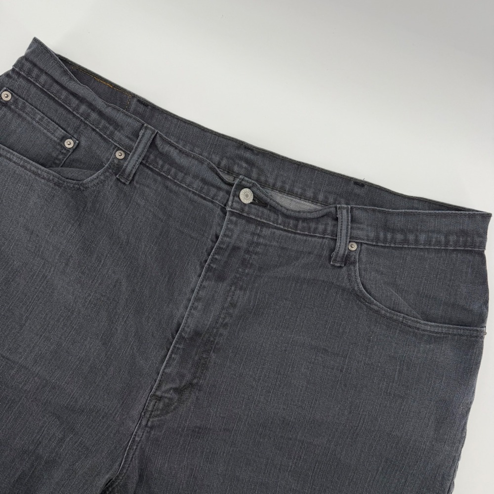 Levi's 569 Loose Straight Shorts Mens 42 Grey Denim Relaxed Fit Cotton Blend